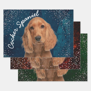Cocker Spaniel Wrapping Paper Sheets