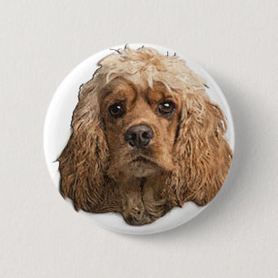 cocker Spaniels 6 Cm Round Badge