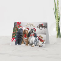 Cocker Spaniels Christmas A Time To Play