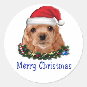 Cocker Spaniels Classic Round Sticker