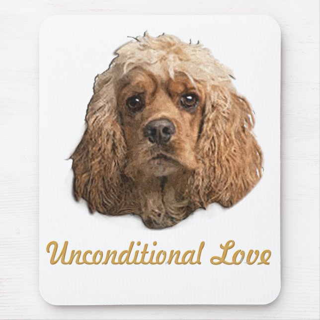cocker Spaniels Mouse Mat (Front)