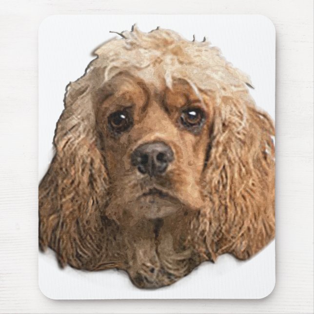 cocker Spaniels Mouse Mat (Front)