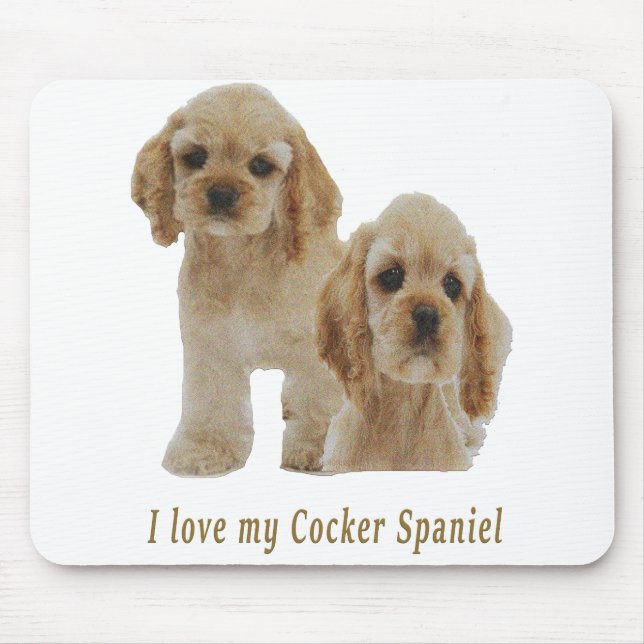 cocker spaniels mouse mat (Front)