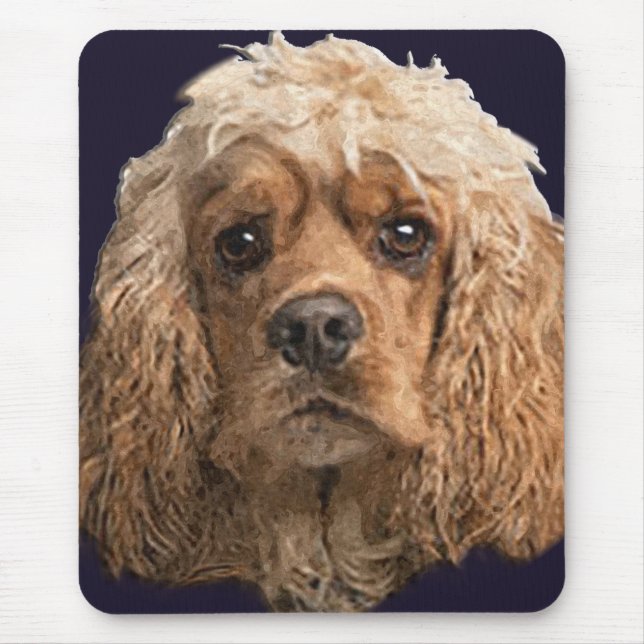 cocker Spaniels Mouse Mat (Front)
