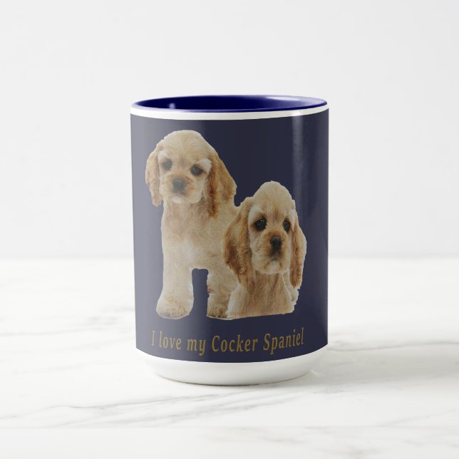 Cocker spaniels mug (Center)