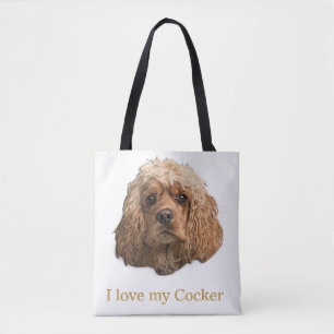 cocker spaniels tote bag