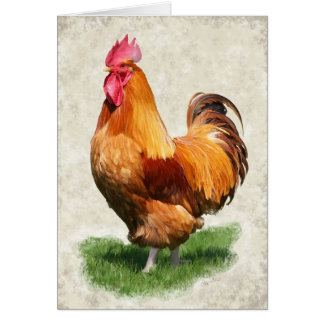 Cockerel Card