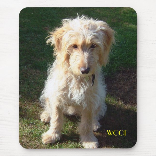 cockerpoo puppy mouse mat (Front)