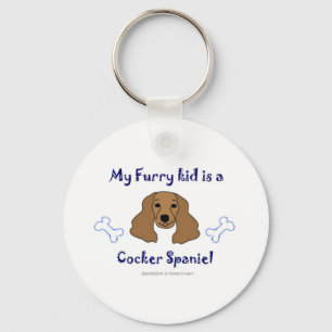 CockerSpanielBrown Key Ring