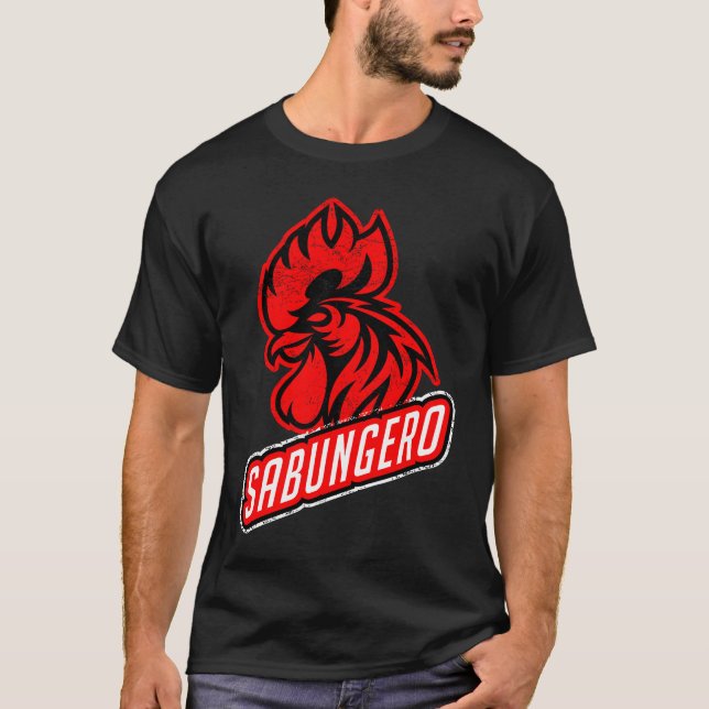 Cockfighting Filipino Sabungero T-Shirt (Front)