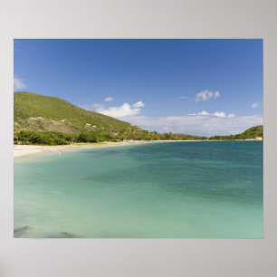 Cockleshell Bay, southeast peninsula, St Kitts, Poster
