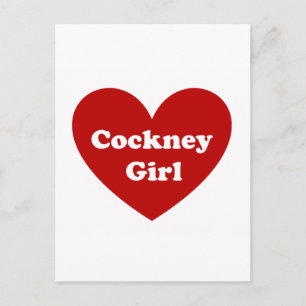 Cockney Girl Postcard