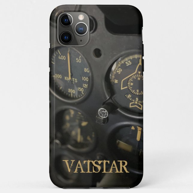 Cockpit Controls Cell Phone Case (Back)