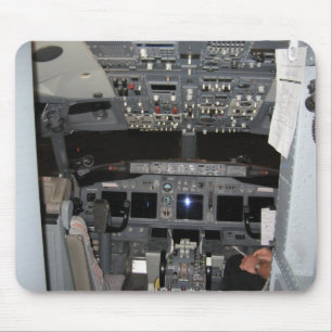 Cockpit Jet Aircraft Mouse Mat