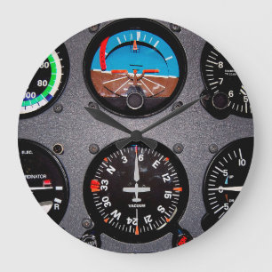 Cockpit Wall Clock