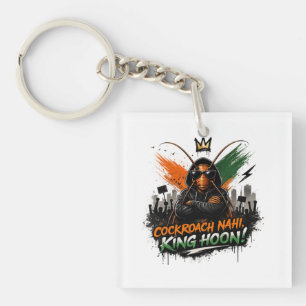 Cockroach Rebel Roach Streetwear Graphic  Key Ring