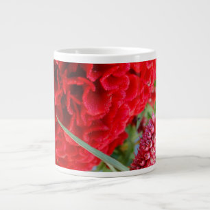Cockscomb Strutting Its Stuff on a Large Coffee Mug