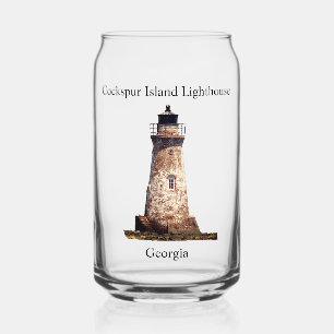 Cockspur Island Lighthouse can glass