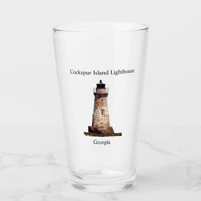Cockspur Island Lighthouse glass (Front)
