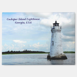 Cockspur Island lighthouse Magnet