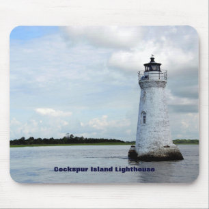 Cockspur Island Lighthouse Mouse Mat
