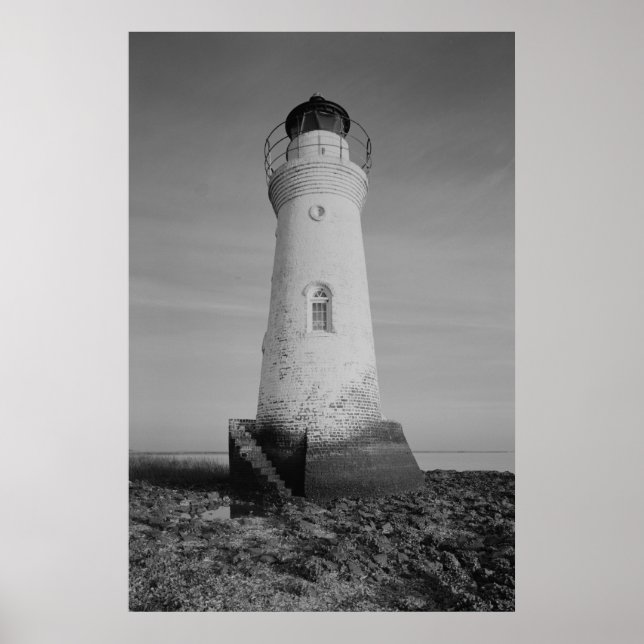 Cockspur Lighthouse Poster (Front)
