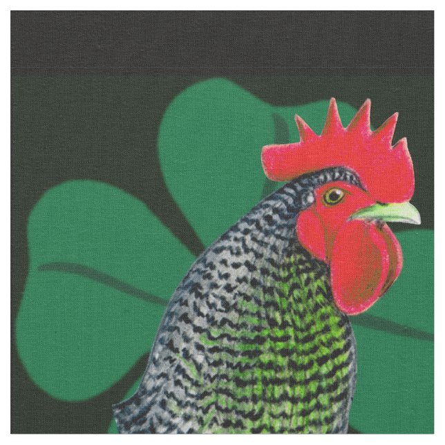 Cocksure I'm Irish! Fabric (Close Up)