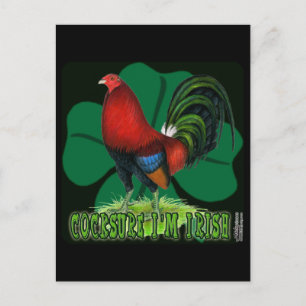 Cocksure I'm Irish Too! Postcard