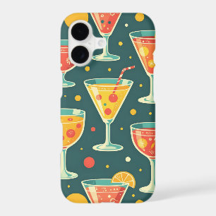 Cocktail and juice drinks pattern