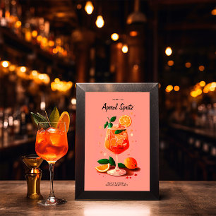 Cocktail Aperol Spritz Engagement Party Sign