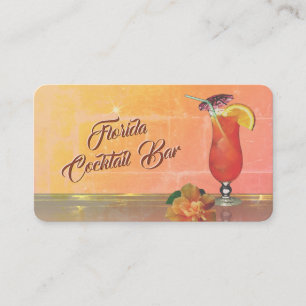 Cocktail Bar Business Card