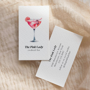 Cocktail Bar Business Card
