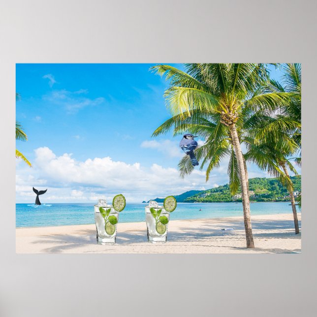 Cocktail Beach  Poster (Front)