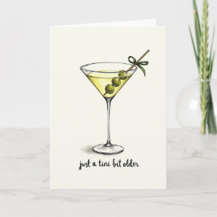 Cocktail Birthday Drink Card