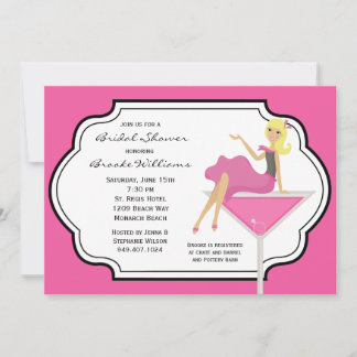 Cocktail Bridal Shower Invitation