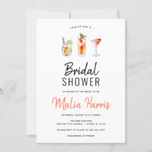 Cocktail Bridal Shower invitation