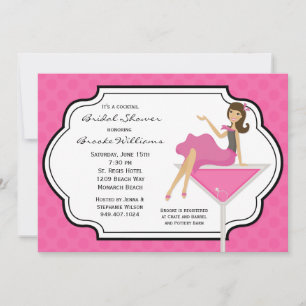 Cocktail Bridal Shower Invitation