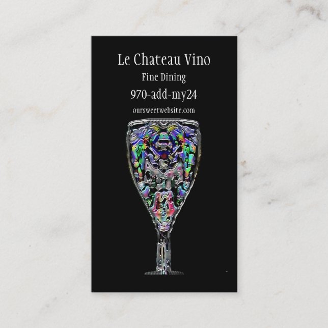 Cocktail Business Card (Front)