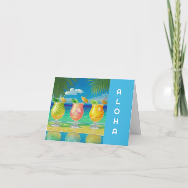 Cocktail Cheer Blue Card (Front)