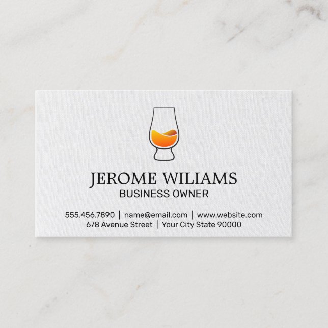 Cocktail Drink | Mixology  Business Card (Front)