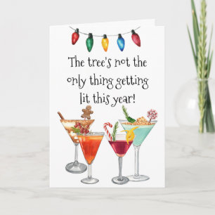 Cocktail Drinking Martini Christmas Holiday