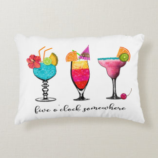 Cocktail Drinking Pillow, Bar Decor, Party Pillow