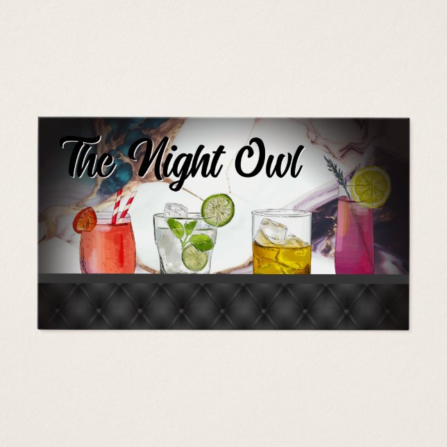 Cocktail Drinks | Marble | Upholstery (Front)