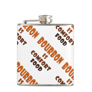 COCKTAIL FLASK - BOURBON is Comfort Food