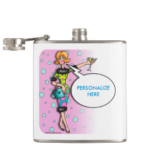 COCKTAIL FLASK - MARTINI DIVA