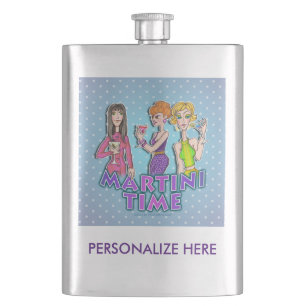 COCKTAIL FLASK - MARTINI TIME!