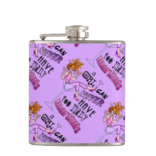 COCKTAIL FLASK - TOO MANY MARTINIS