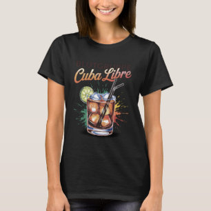 Cocktail for Bartender Hen Party Blutgruppe Cuba L T-Shirt