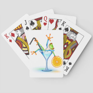 Cocktail Frog Playing Cards