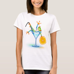 Cocktail Frog T-Shirt